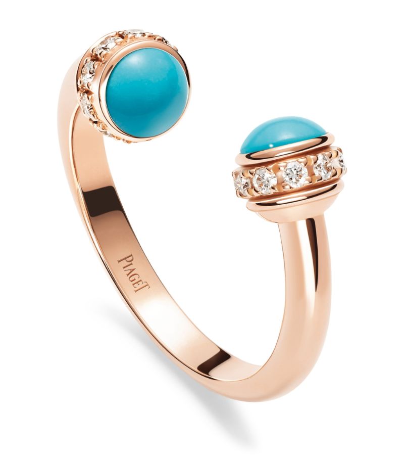 Piaget Piaget Rose Gold, Diamond And Turquoise Possession Ring