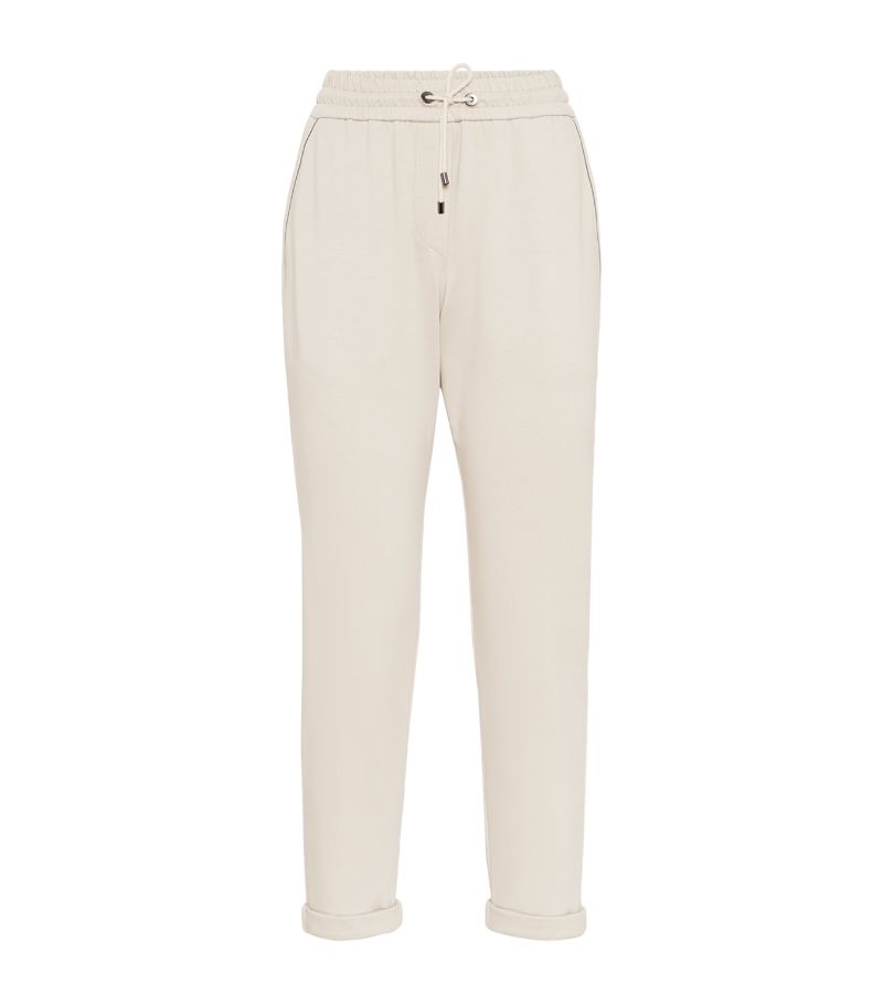 Brunello Cucinelli Brunello Cucinelli Terry Cotton Monili Sweatpants