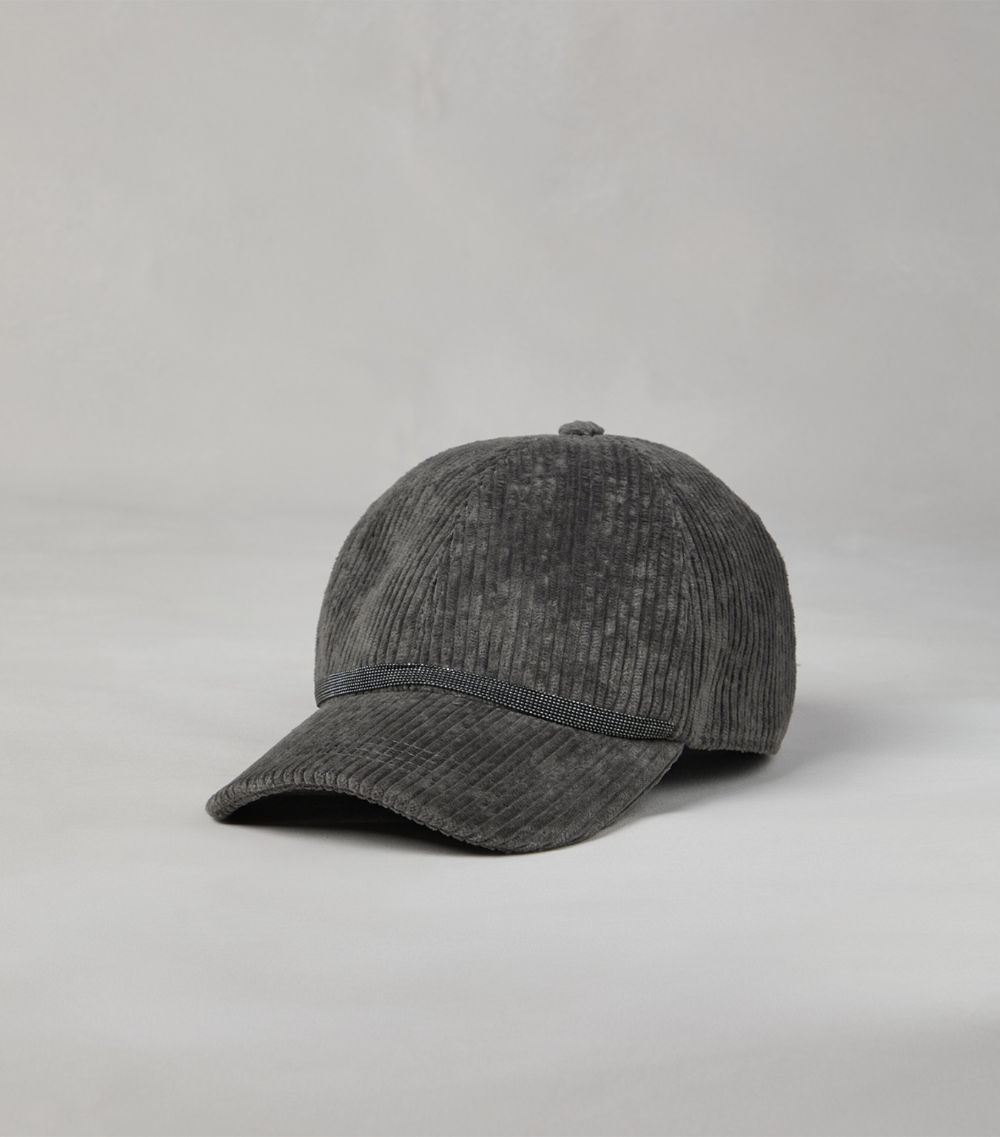 Brunello Cucinelli Brunello Cucinelli Corduroy Baseball Cap