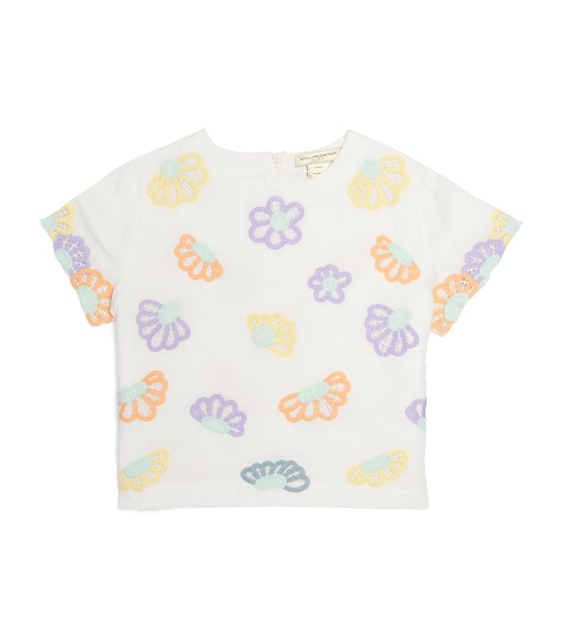 Stella McCartney Kids Stella Mccartney Kids Cotton Floral Print T-Shirt (3-14 Years)