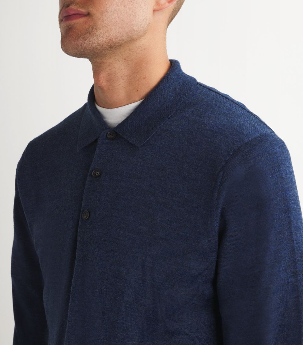 Vince Vince Merino Wool Polo Shirt