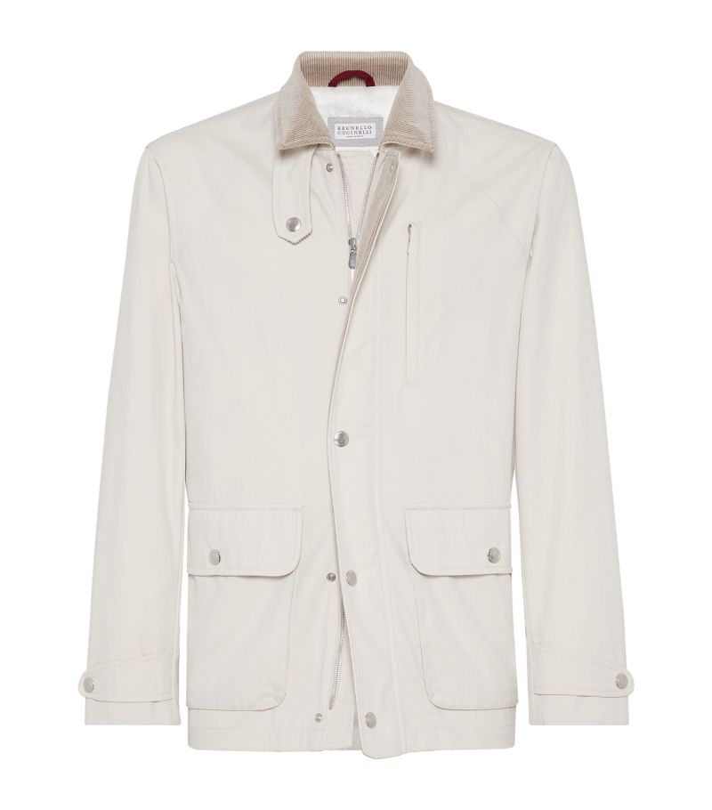 Brunello Cucinelli Brunello Cucinelli Cotton-Gabardine Field Jacket