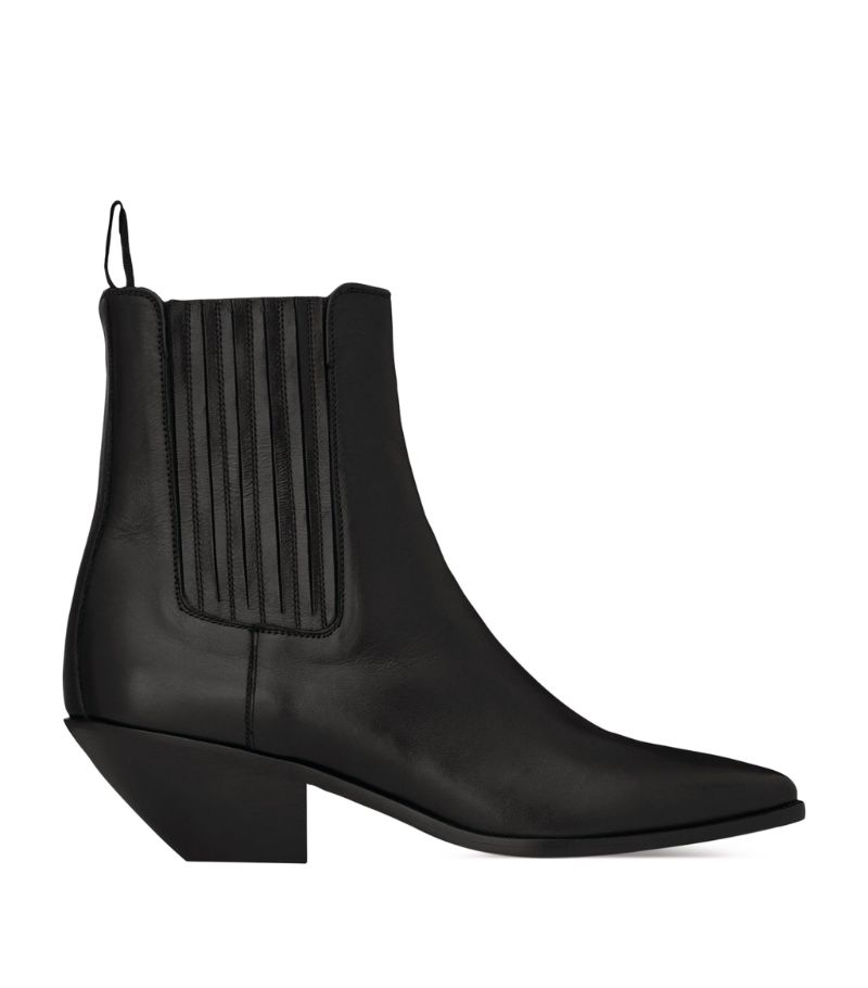 Saint Laurent Saint Laurent Leather West Chelsea Boots 40