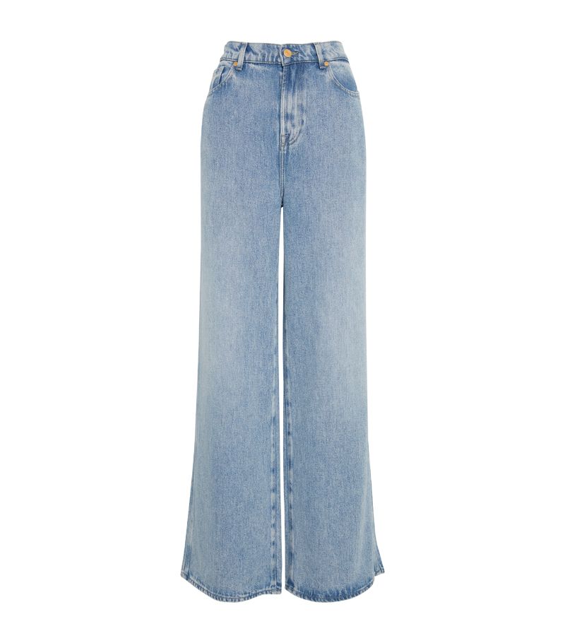 7 For All Mankind 7 For All Mankind Scout Abyss Wide-Leg Jeans