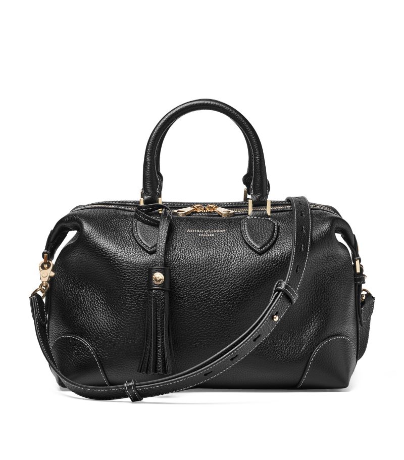  Aspinal Of London Leather Hudson Bowling Bag