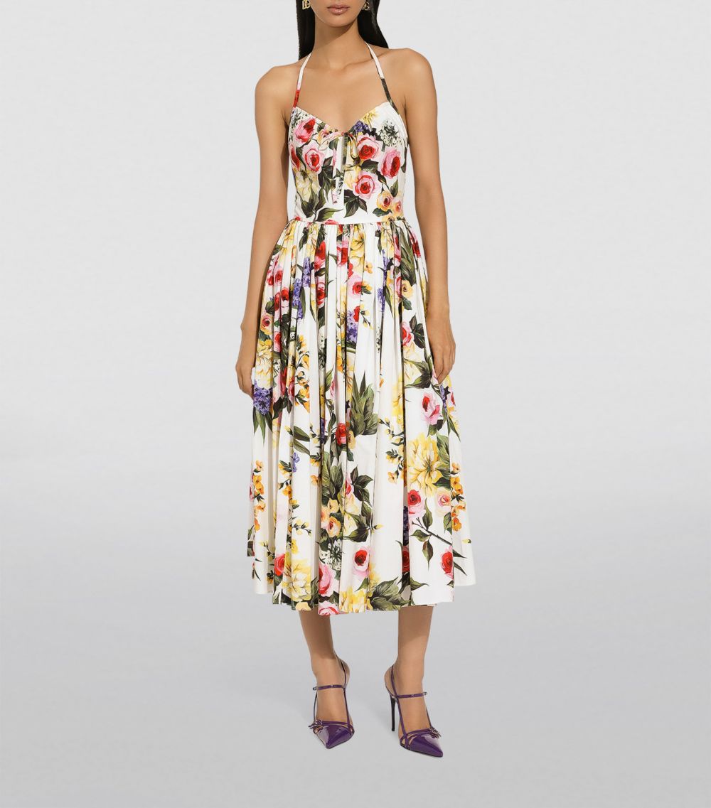 Dolce & Gabbana Dolce & Gabbana Floral Halterneck Dress