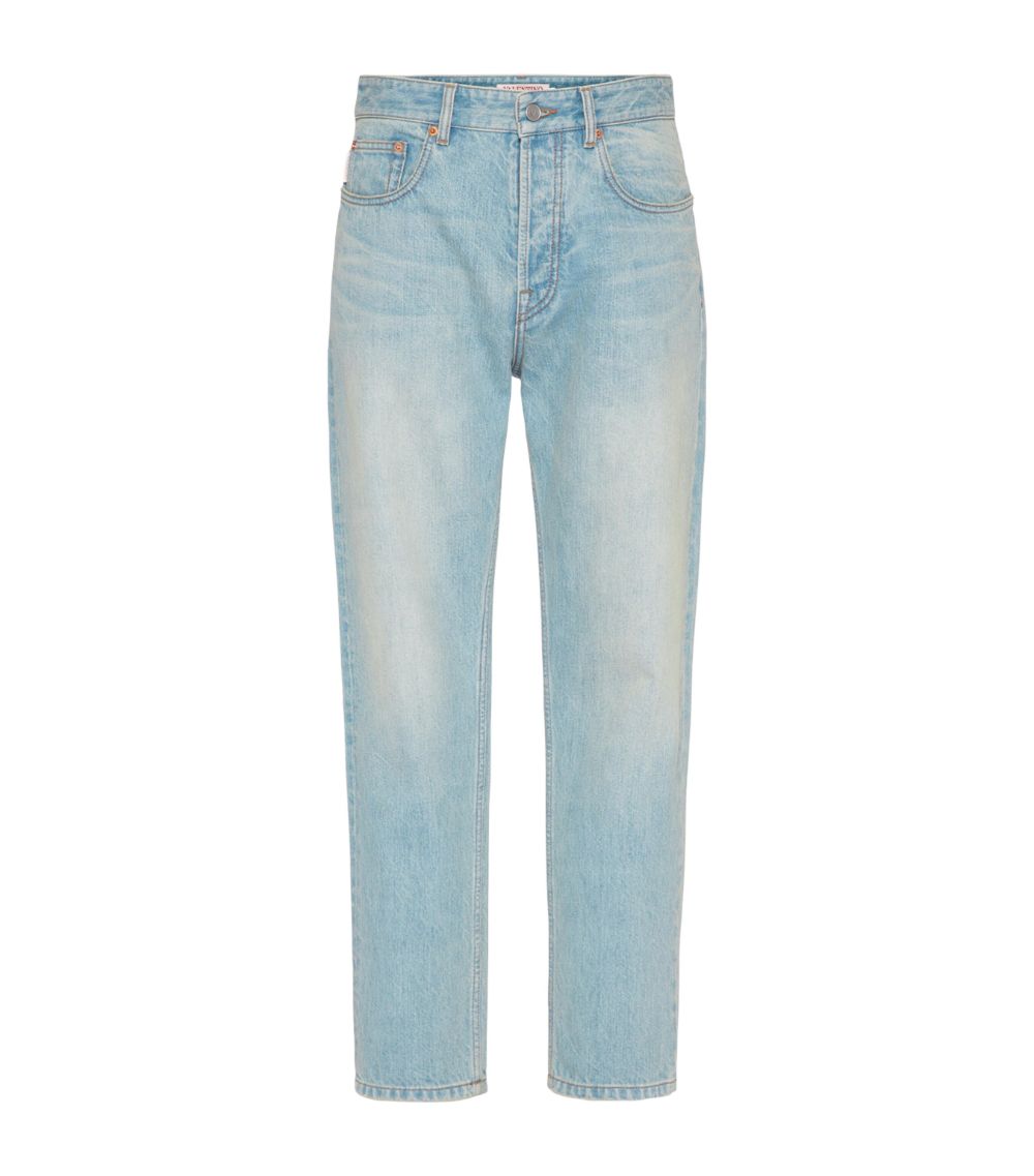 VALENTINO GARAVANI Valentino Garavani Slim-Fit Acid-Wash Jeans