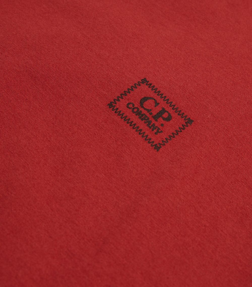 C.P. Company Kids C.P. Company Kids Cotton Logo Print T-Shirt (4-14 Years)
