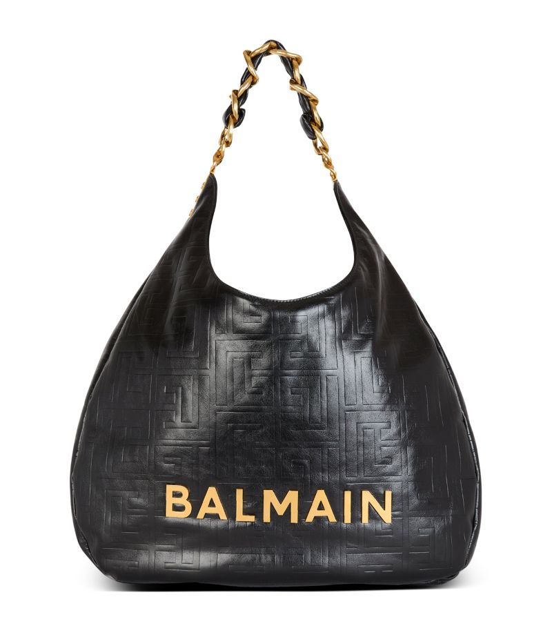 Balmain Balmain Large 1945 Soft Hobo Shoulder Bag