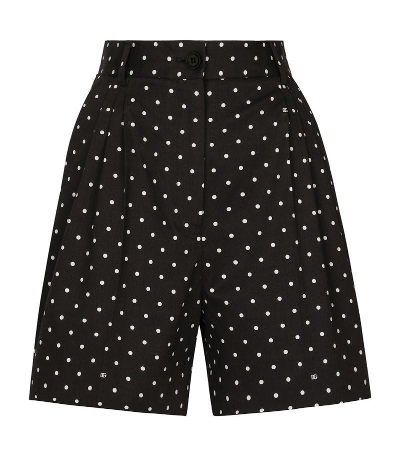 Dolce & Gabbana Dolce & Gabbana Polka-Dot Tailored Shorts