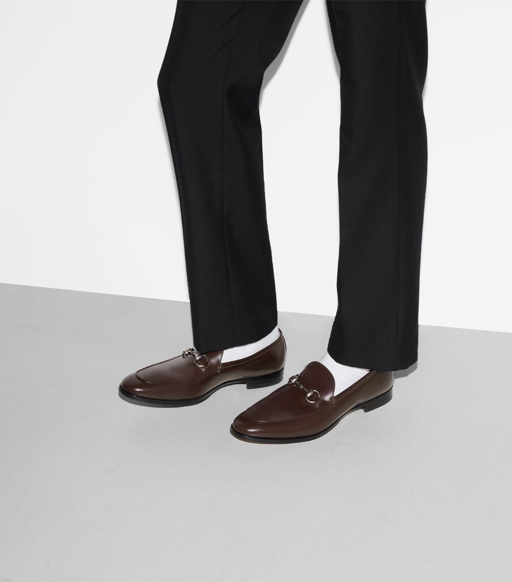 Gucci Gucci Leather Horsebit Loafers