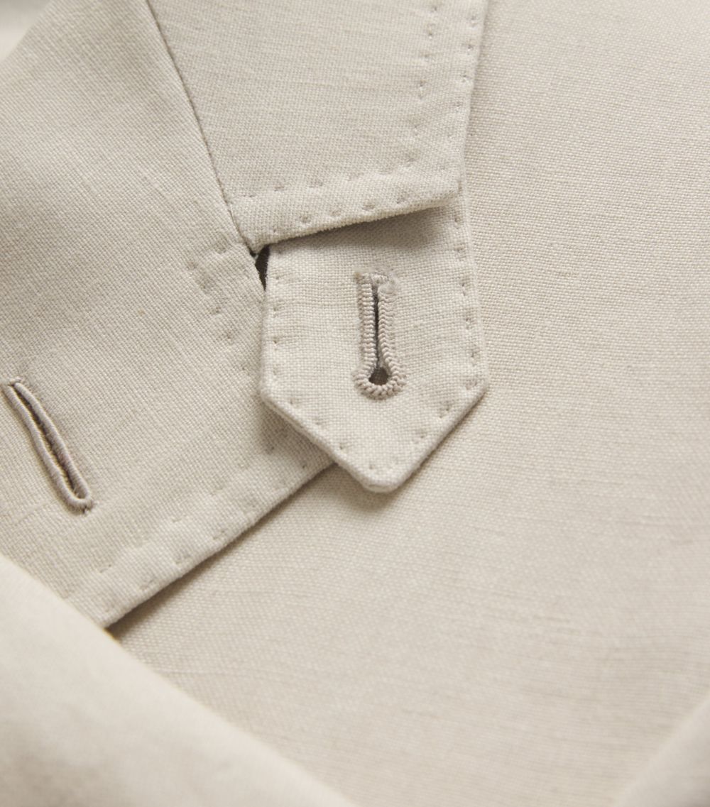 Dunhill Dunhill Linen Single-Breasted Blazer