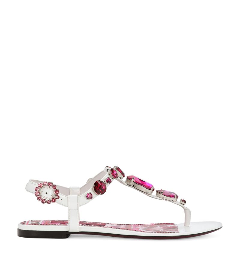 Dolce & Gabbana Dolce & Gabbana Majolica-Print Flip Flops