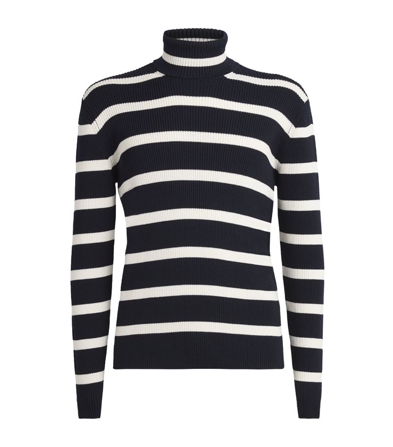 Emporio Armani Emporio Armani Wool-Cotton Striped Sweater