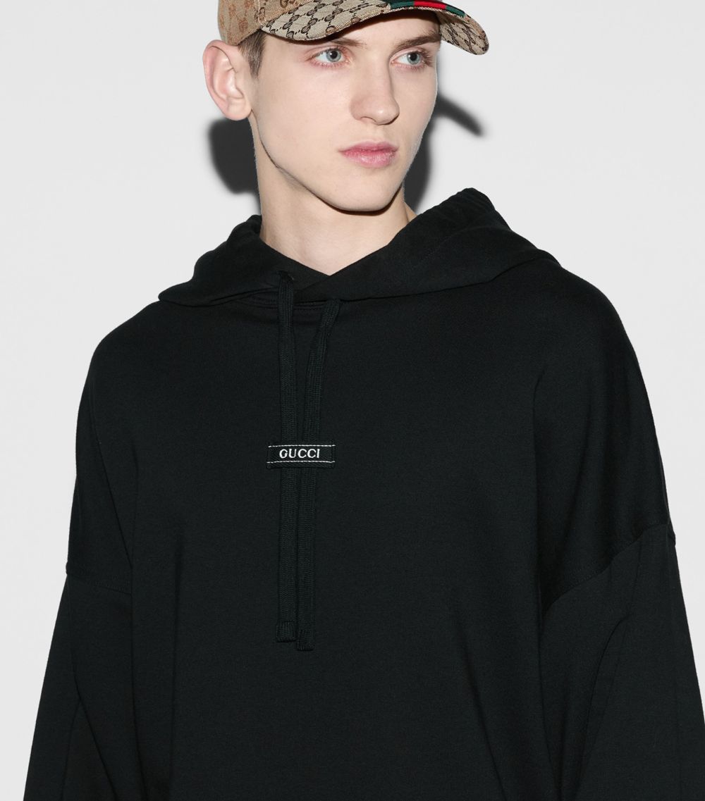 Gucci Gucci Cotton Logo Hoodie