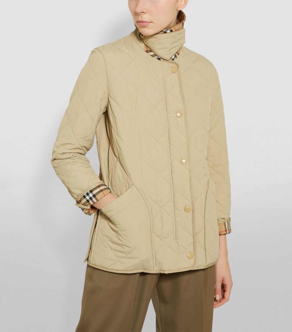 Burberry Burberry Diamond-Quilted Barn Jacket