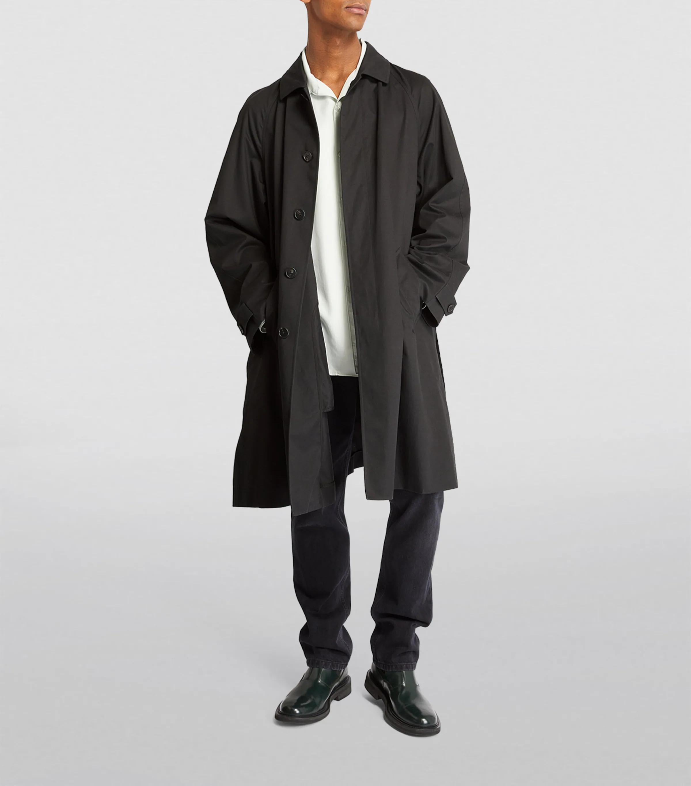 The Row The Row Clayton Cotton-Blend Coat