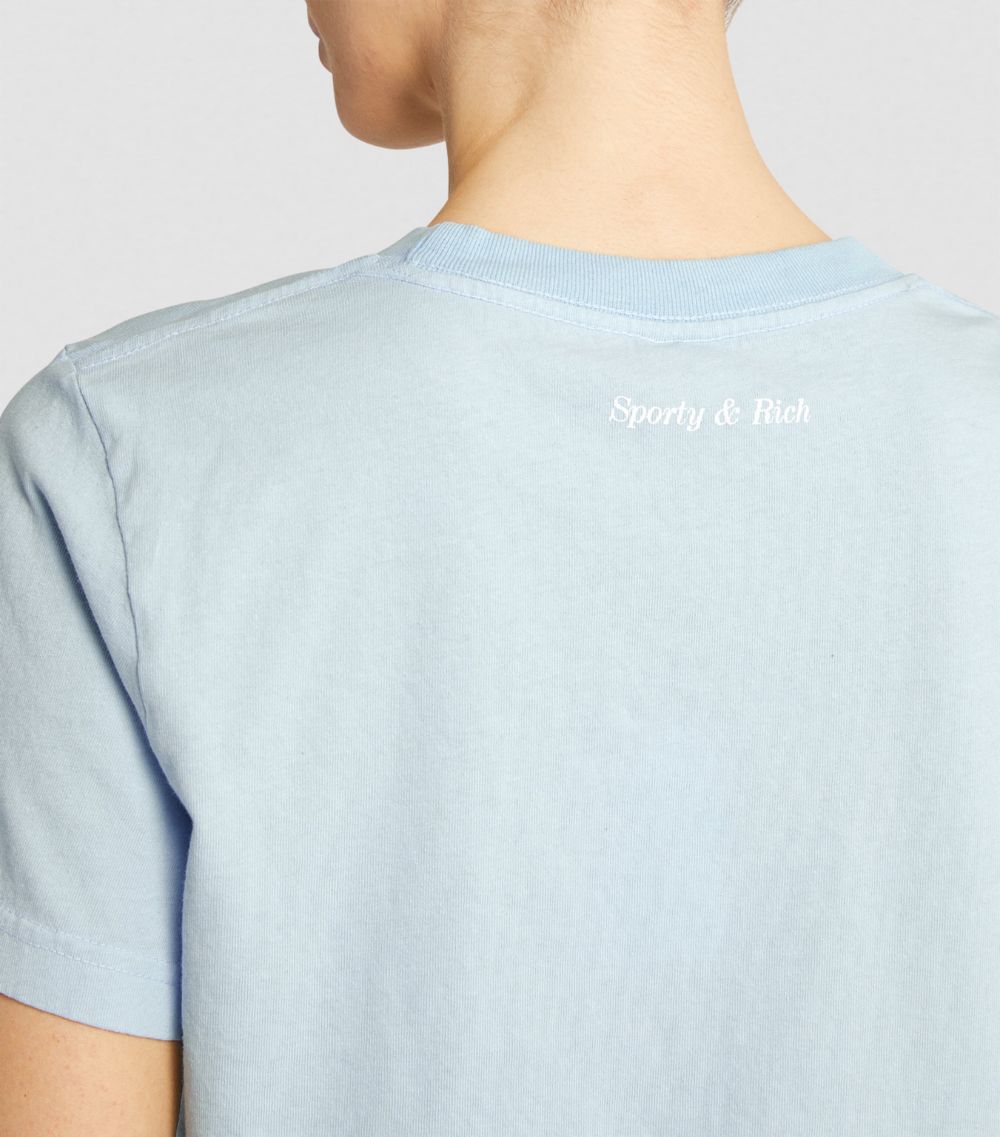 Sporty & Rich Sporty & Rich Cotton Be Nice Crop Top