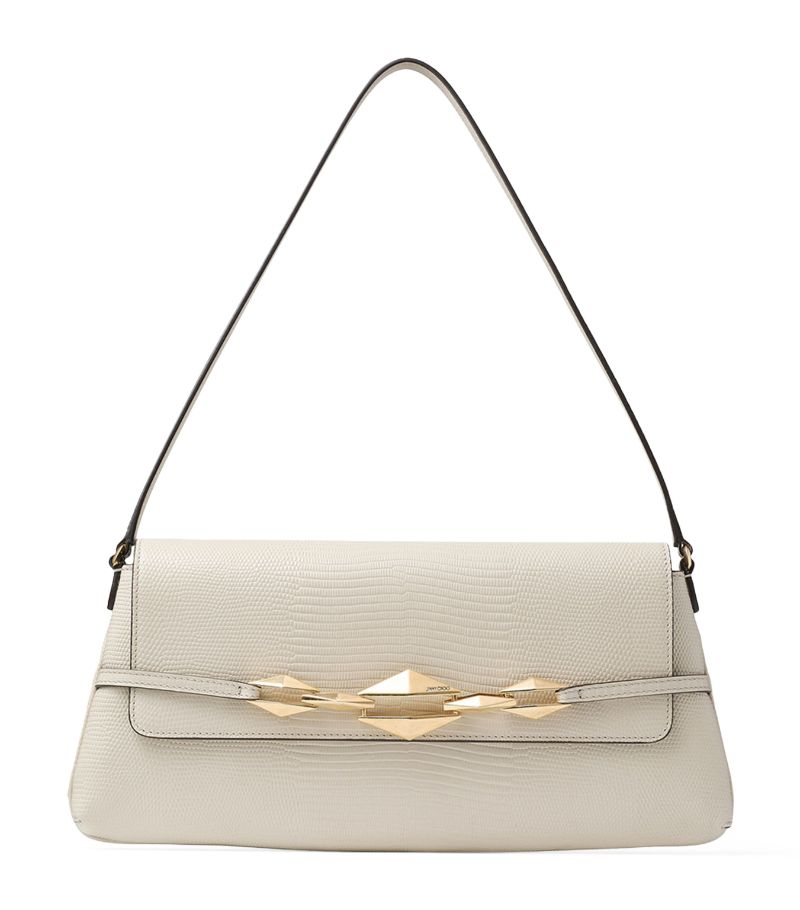 Jimmy Choo Jimmy Choo Leather Diamond Shoulder Bag