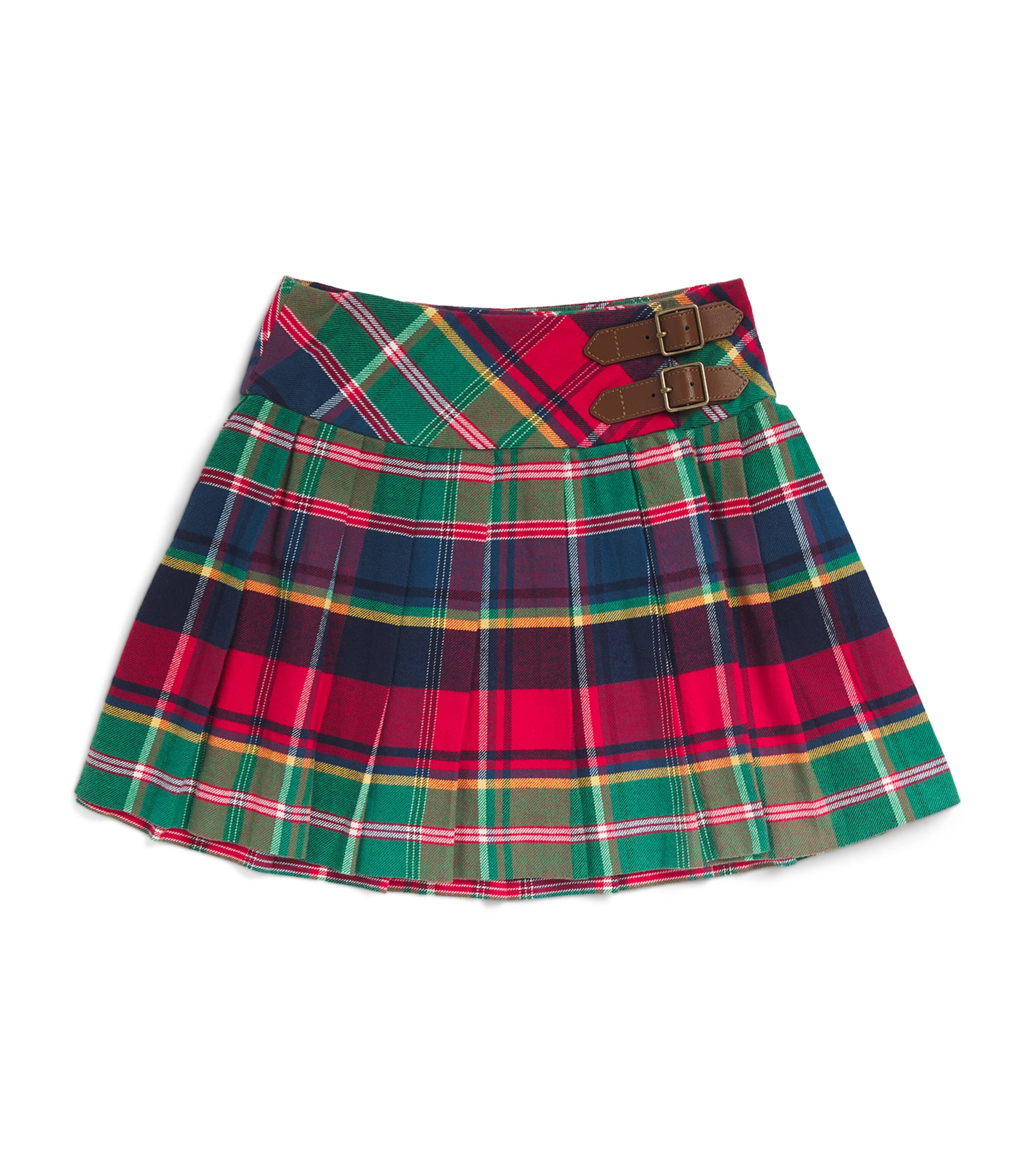 Ralph Lauren Kids Ralph Lauren Kids Cotton Tartan Pleated Skirt