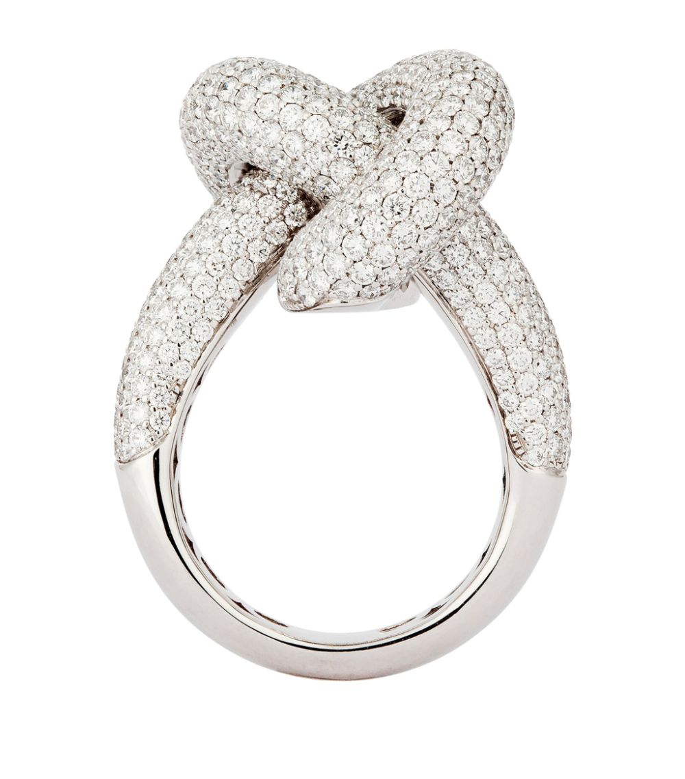 Engelbert Engelbert White Gold And Diamond The Legacy Knot Ring (Size 52)