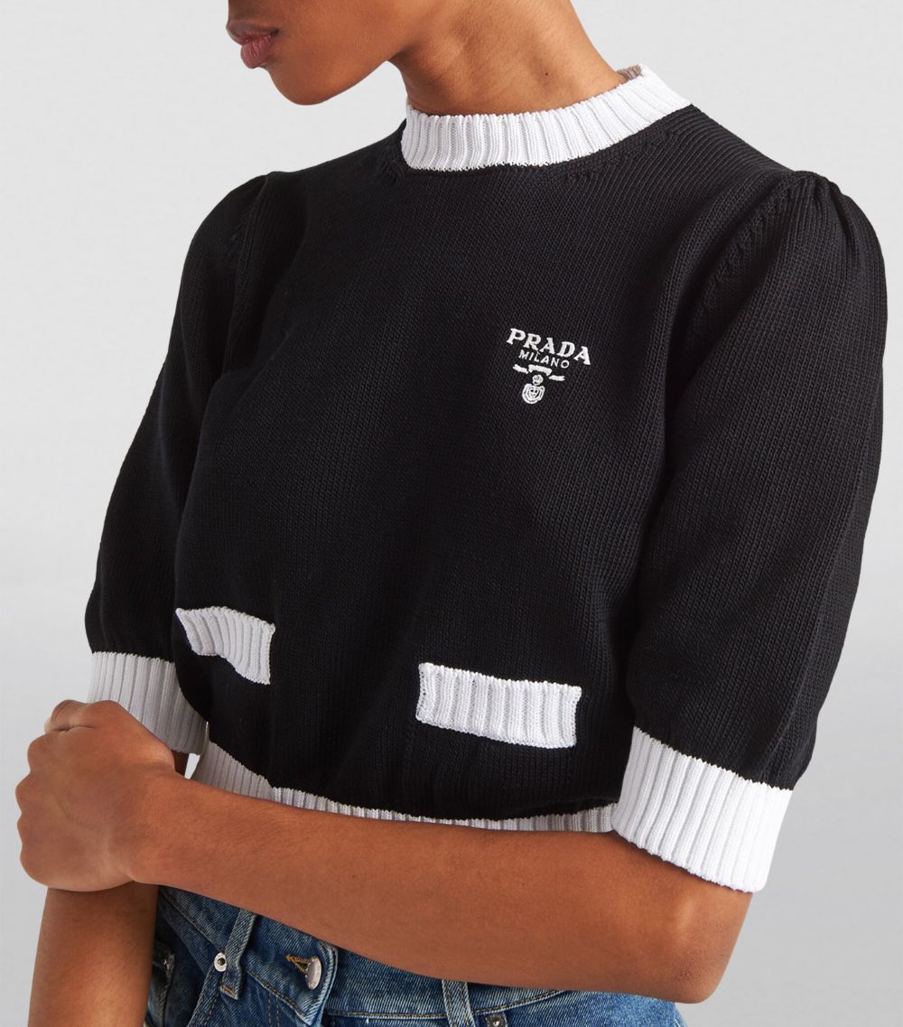 Prada Prada Contrast-Trim Sweater