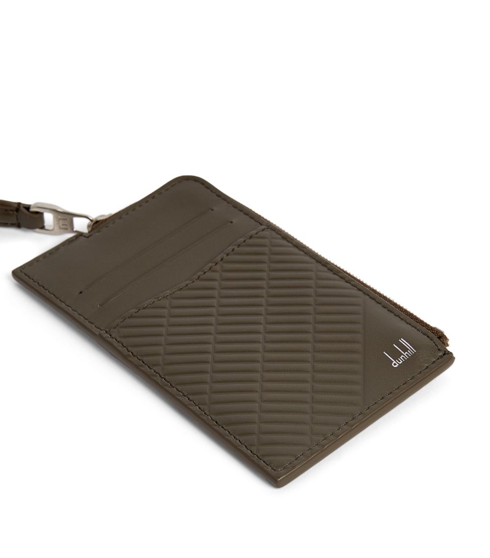 Dunhill Dunhill Leather Contour Zipped Card Holder