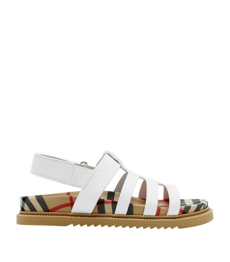 Burberry Burberry Kids Leather Sandals