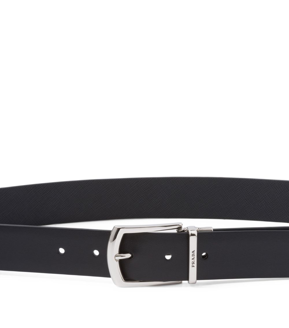 Prada Prada Leather Reversible Belt