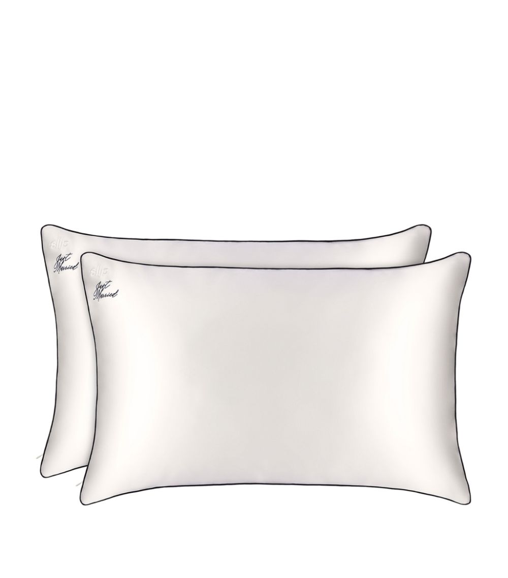 Slip Slip Silk Queen Just Married Pillowcase (Set Of 2)