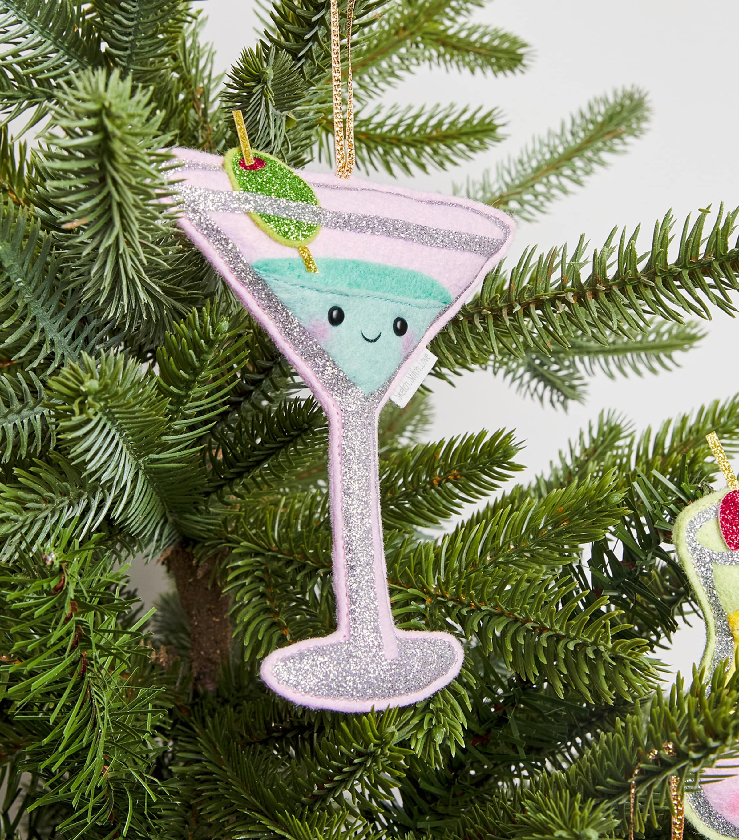  Sketch. Switch. Love Martini Cocktail Tree Decoration