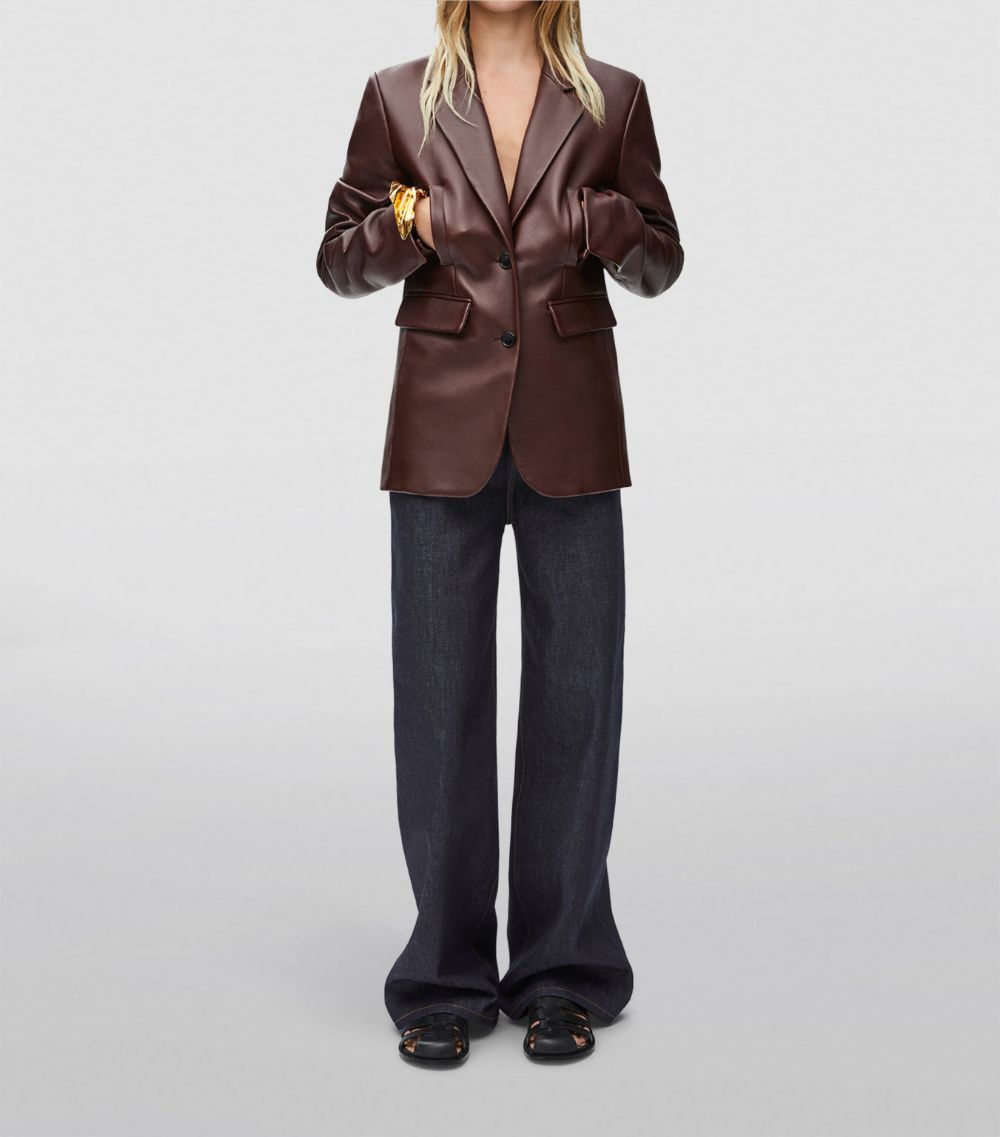 Loewe Loewe Leather Blazer