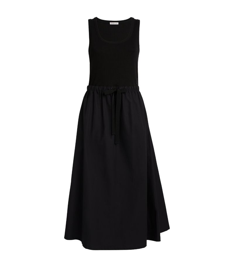 Moncler Moncler Cotton-Blend Midi Dress