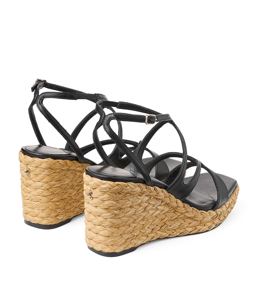 Jimmy Choo Jimmy Choo Ayla 85 Wedge Sandals