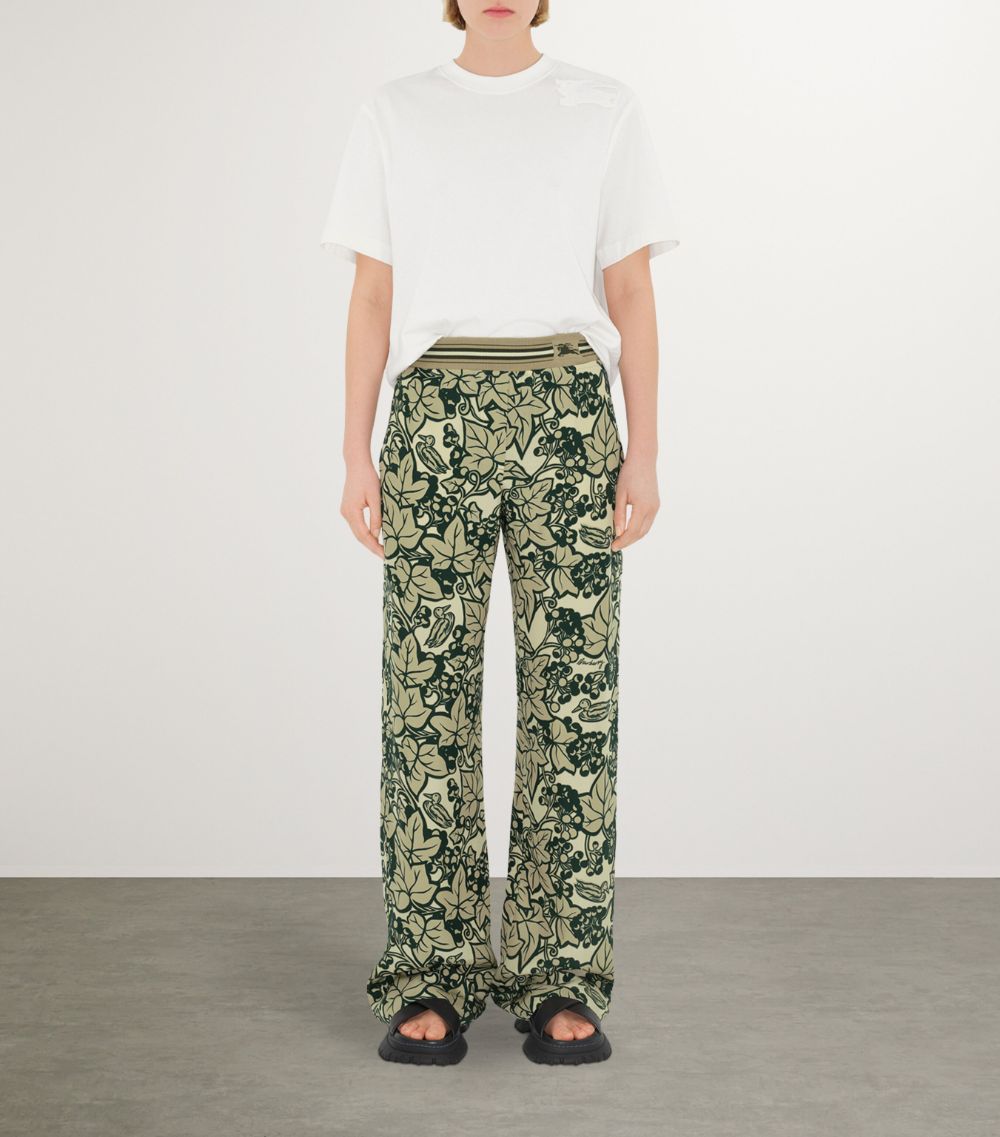 Burberry Burberry Silk Drawstring Ivy Trousers