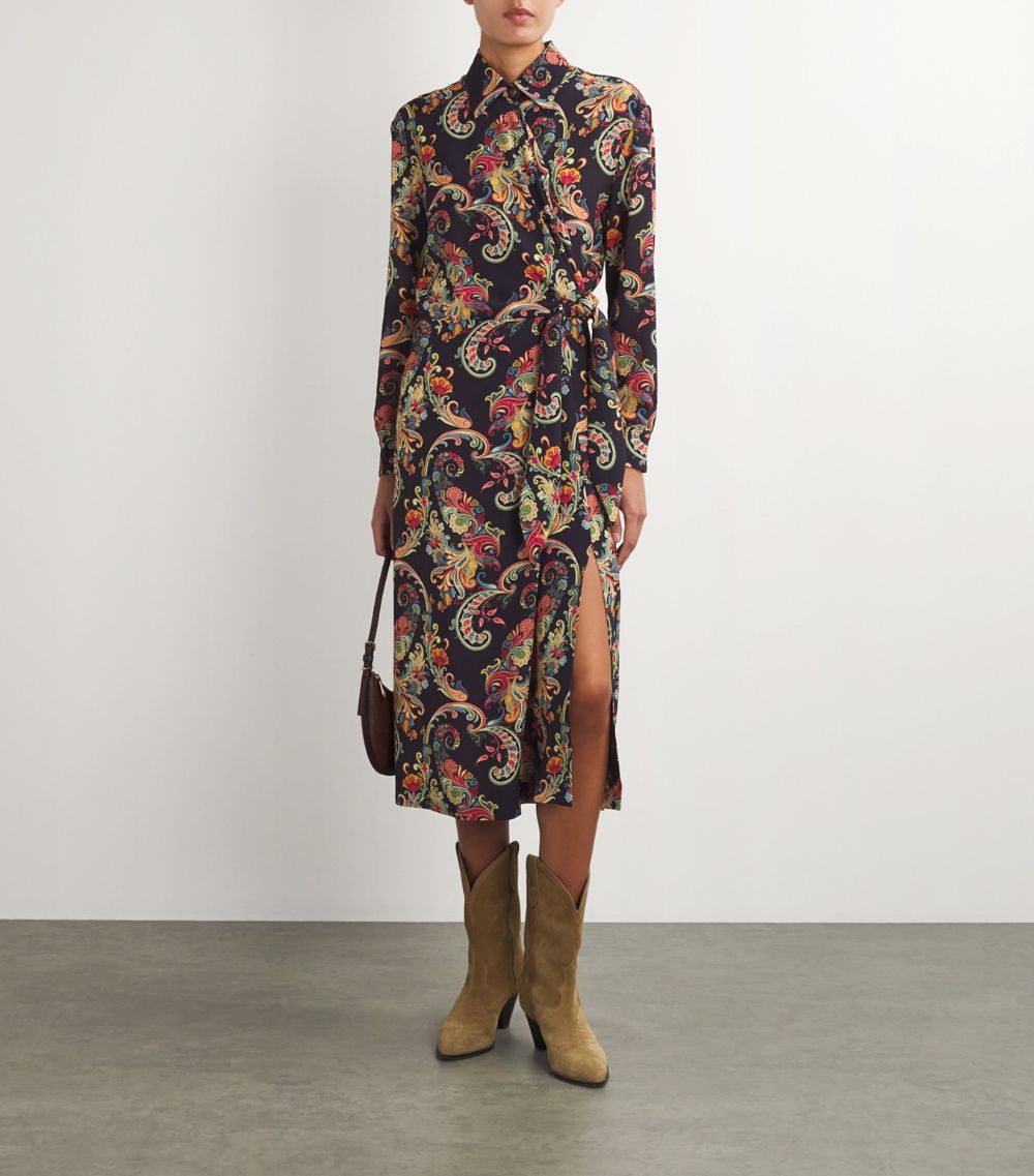 Etro Etro Paisley Print Shirt Dress