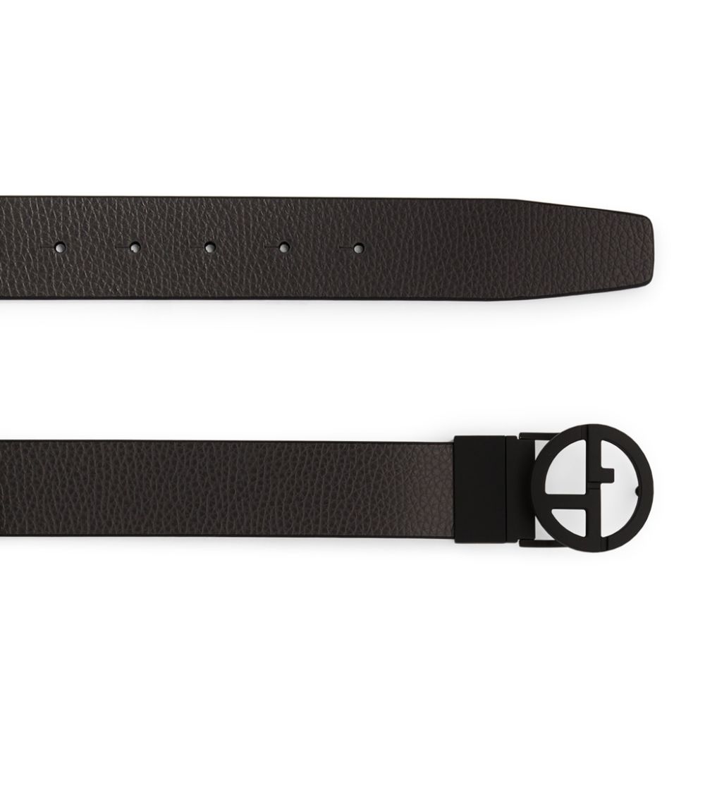 Giorgio Armani Giorgio Armani Leather Logo Belt