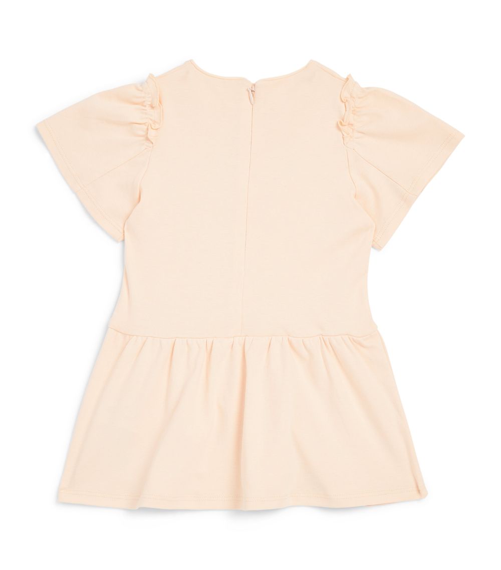 Chloé Kids Chloé Kids Cotton Logo T-Shirt Dress (6-18 Months)