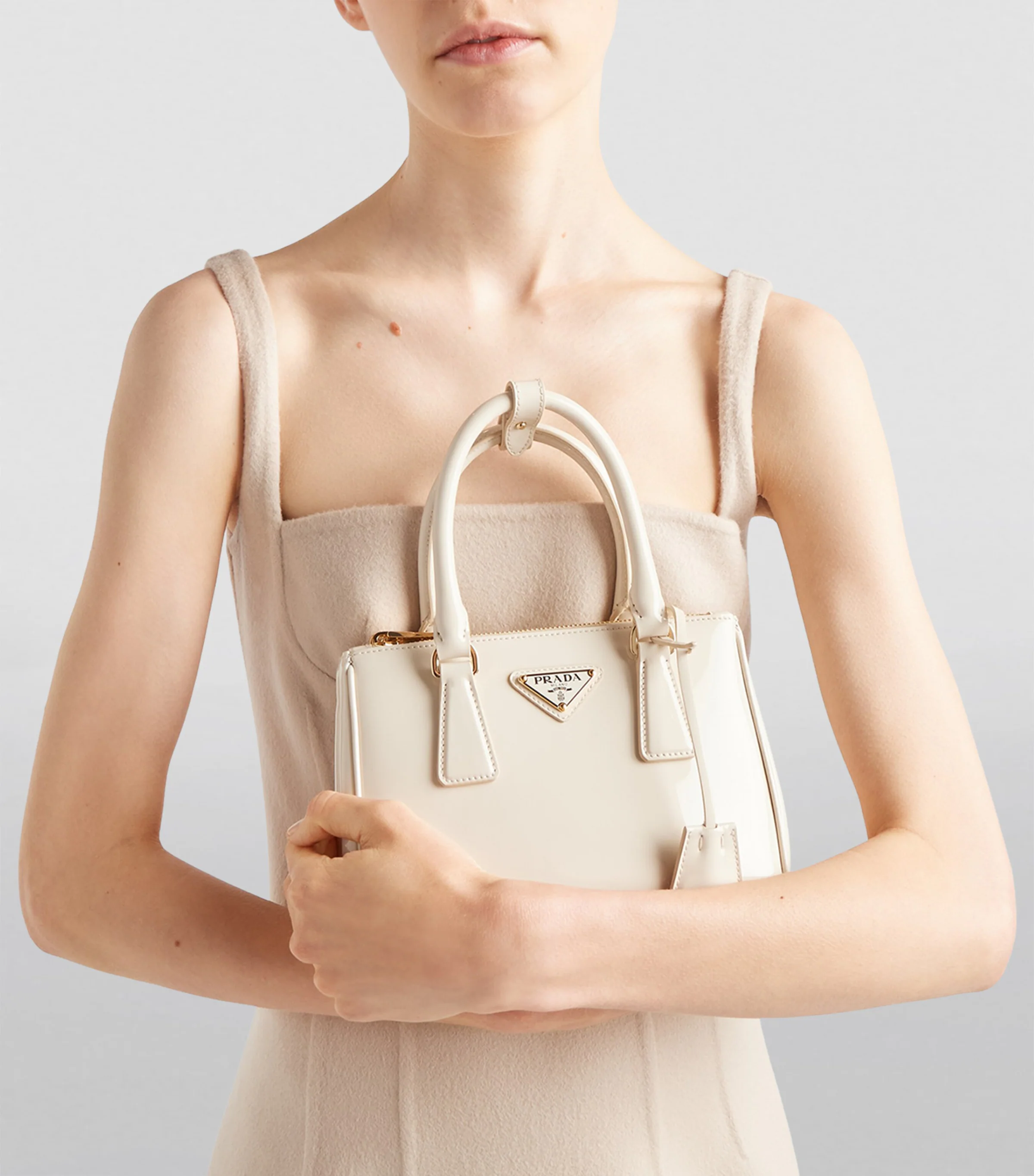 Prada Prada Mini Leather Galleria Top-Handle Bag