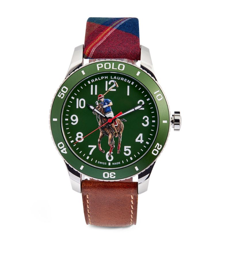 Ralph Lauren Ralph Lauren Stainless Steel Polo Sport Watch 42Mm