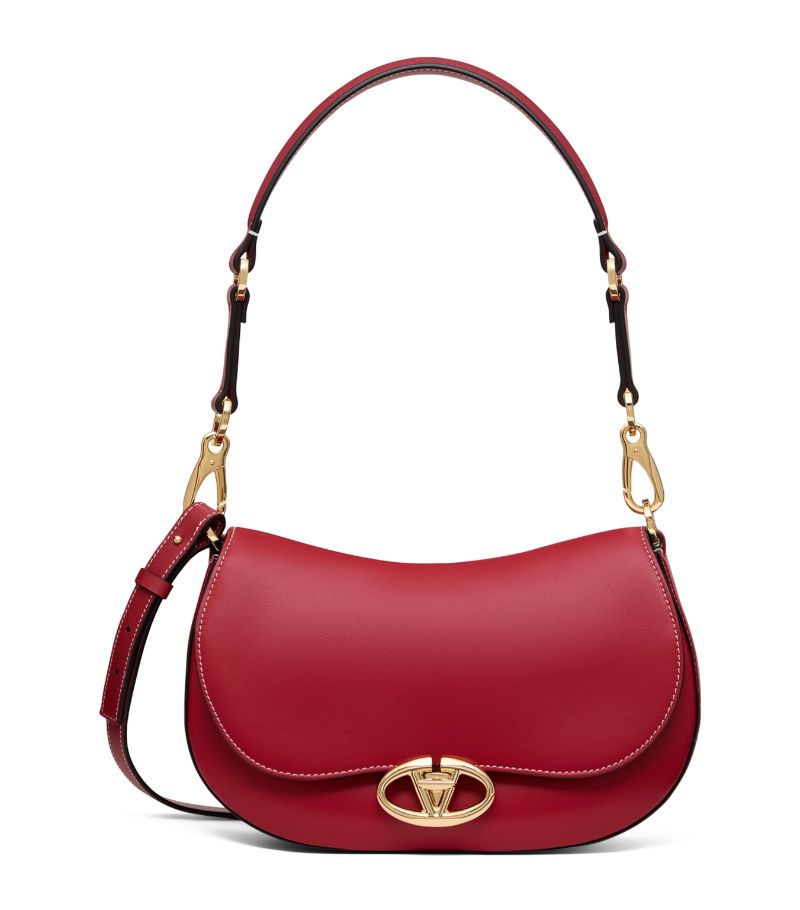 VALENTINO GARAVANI Valentino Garavani Small Leather Ohval Shoulder Bag