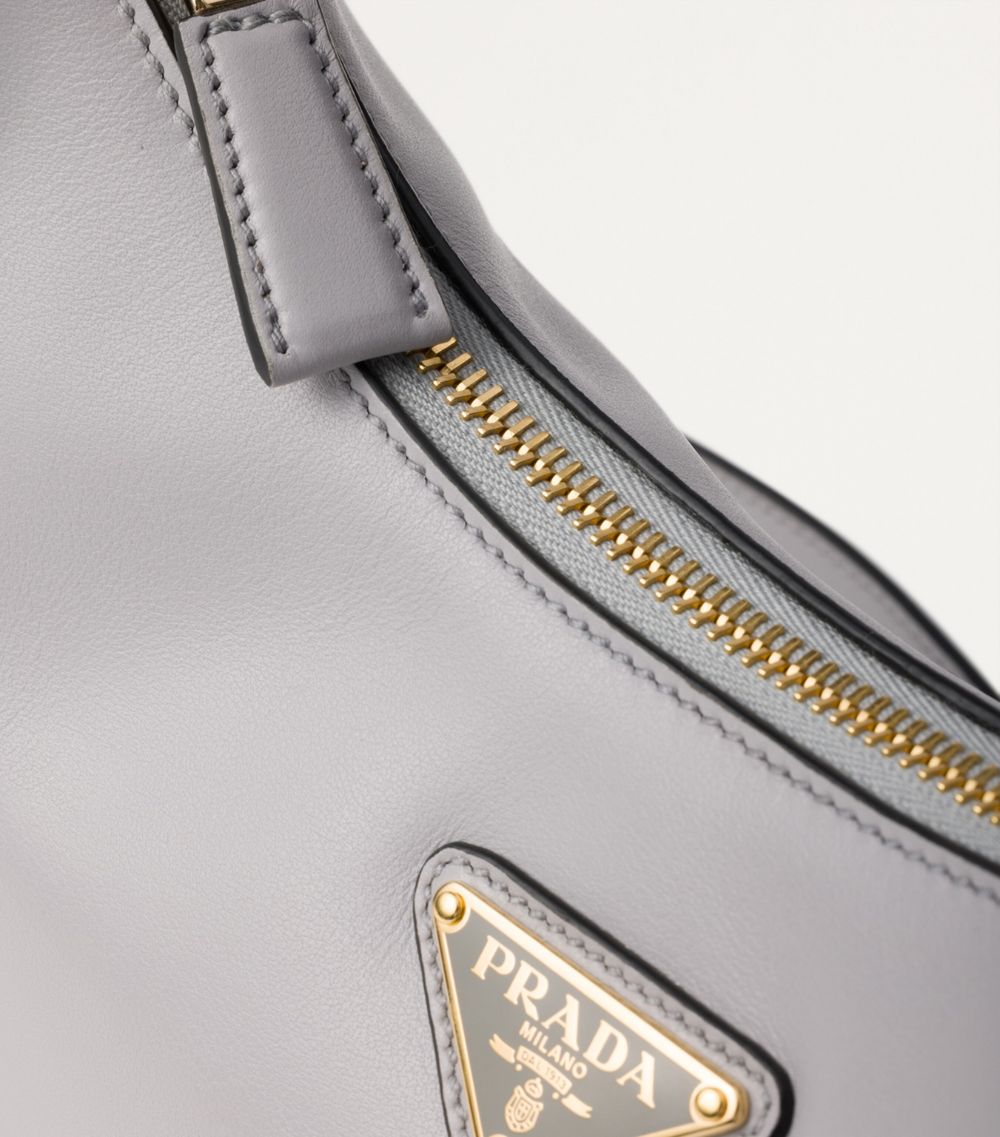 Prada Prada Leather Arqué Shoulder Bag