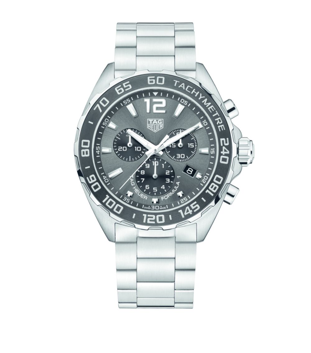 Tag Heuer Tag Heuer Stainless Steel Formula 1 Chronograph Watch 43Mm