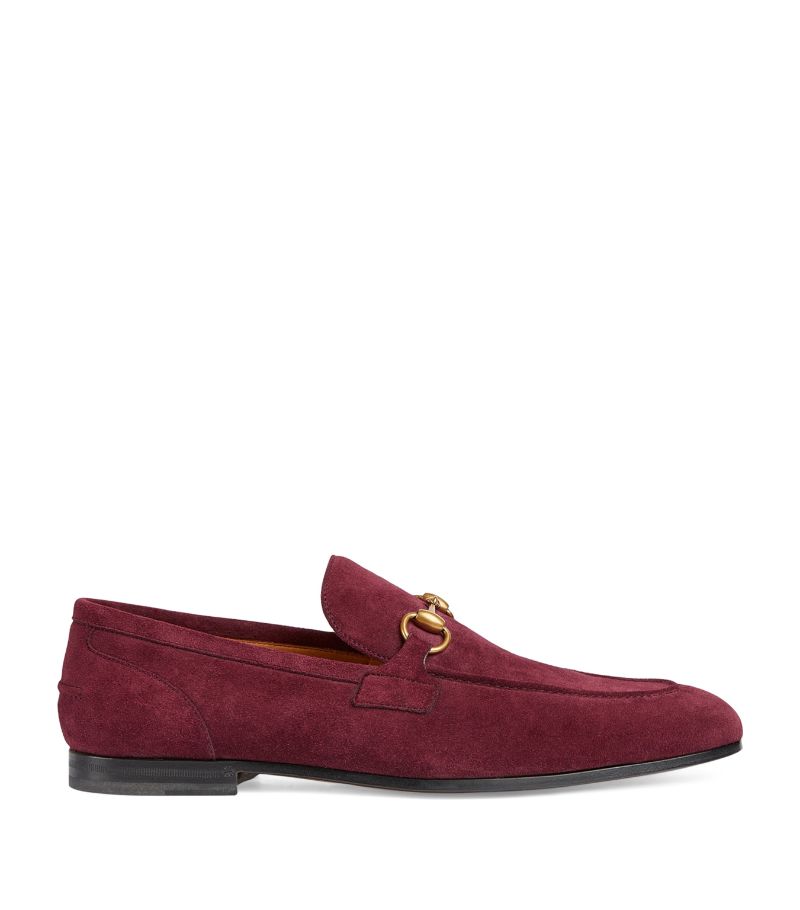 Gucci Gucci Suede Jordaan Loafers