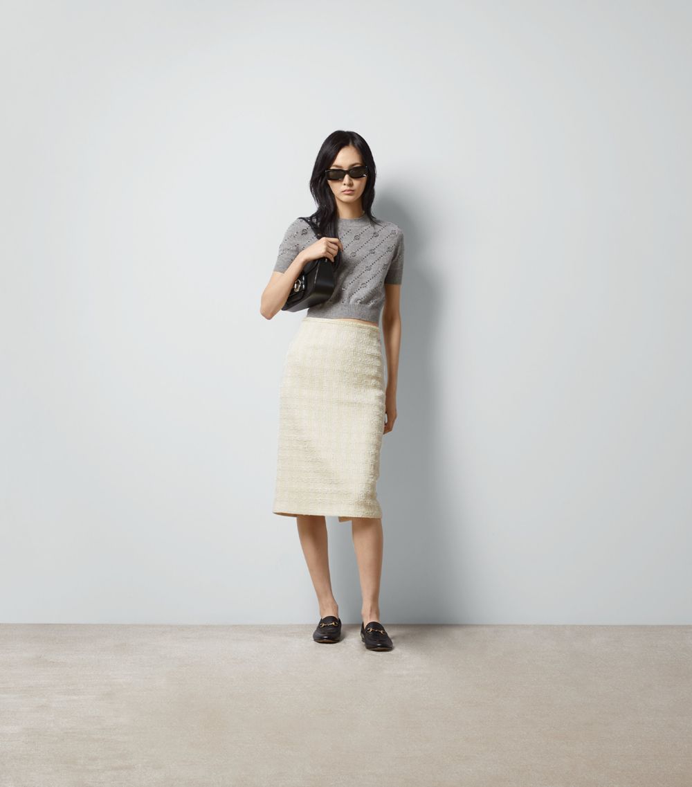 Gucci Gucci Tweed Skirt