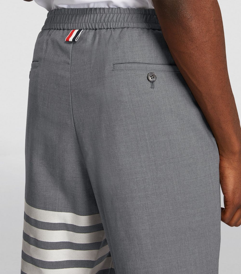 Thom Browne Thom Browne Wool 4-Bar Trousers