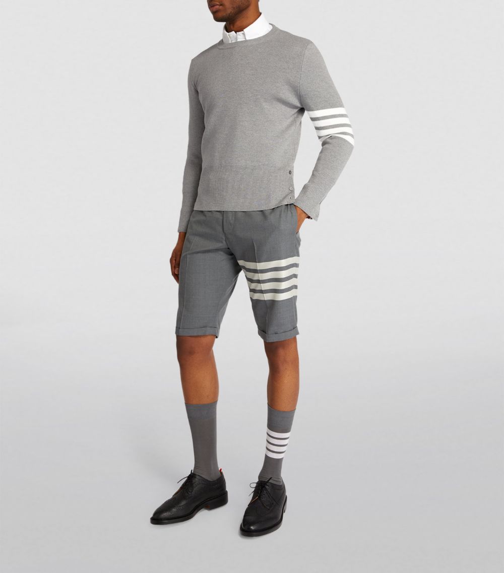 Thom Browne Thom Browne Wool Crew-Neck Sweater