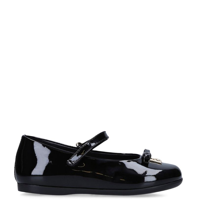 Dolce & Gabbana Dolce & Gabbana Kids Leather Vernice Ballet Flats