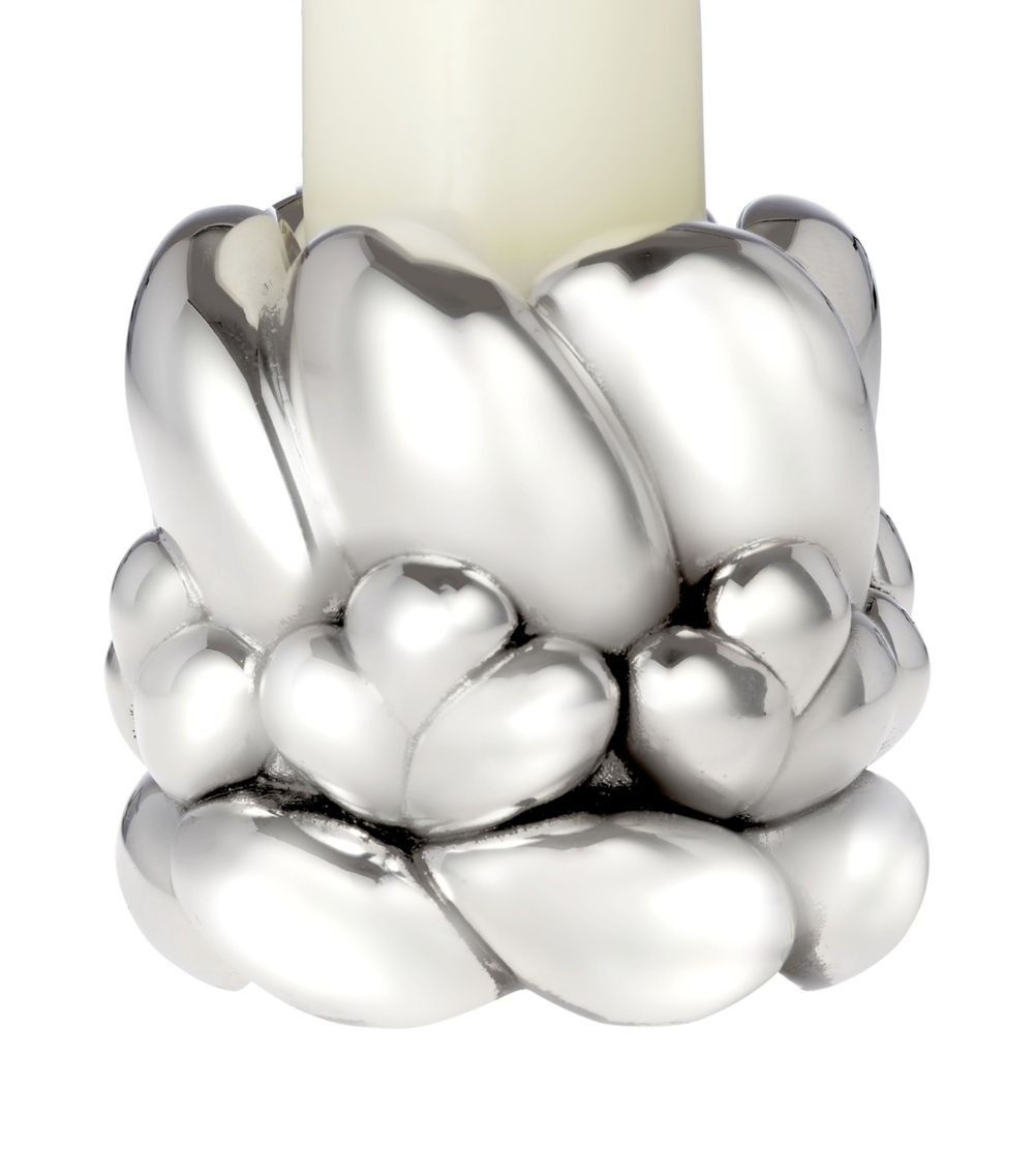 Christofle Christofle Silver-Plated Babylone Candlestick Holder (4Cm)