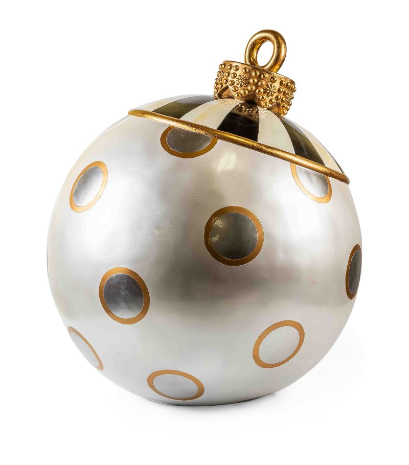 Mackenzie-Childs MacKenzie-Childs Resin Glam Up Dot Print Outdoor Ornament